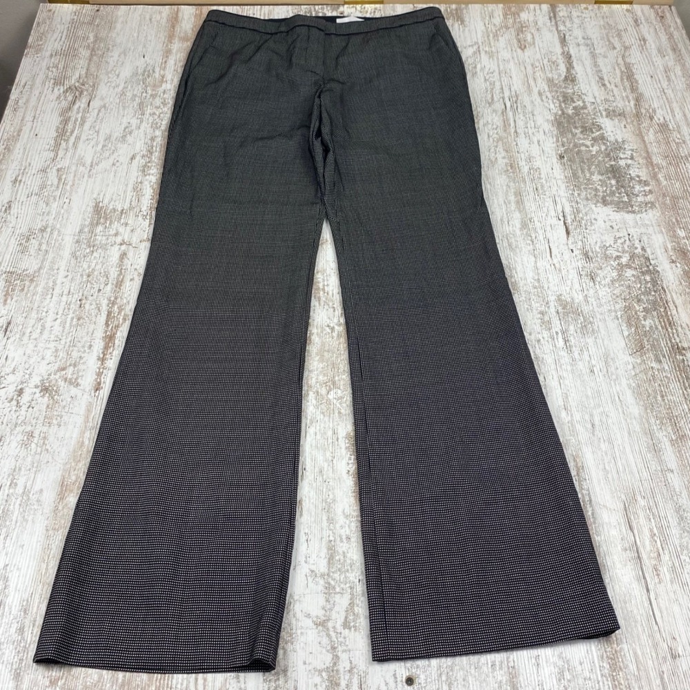 BOSS Hugo Boss Tulea7 Virgin Wool Wide Leg Dress Pants Women's 10 Career